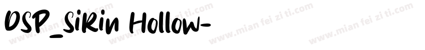 DSP_SiRin Hollow字体转换